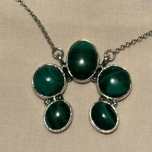 Baby Naja Necklace - Malachite